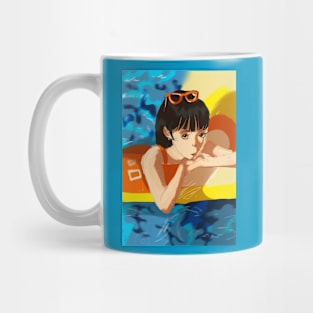 Chill Out Summertime At The Pool Mug